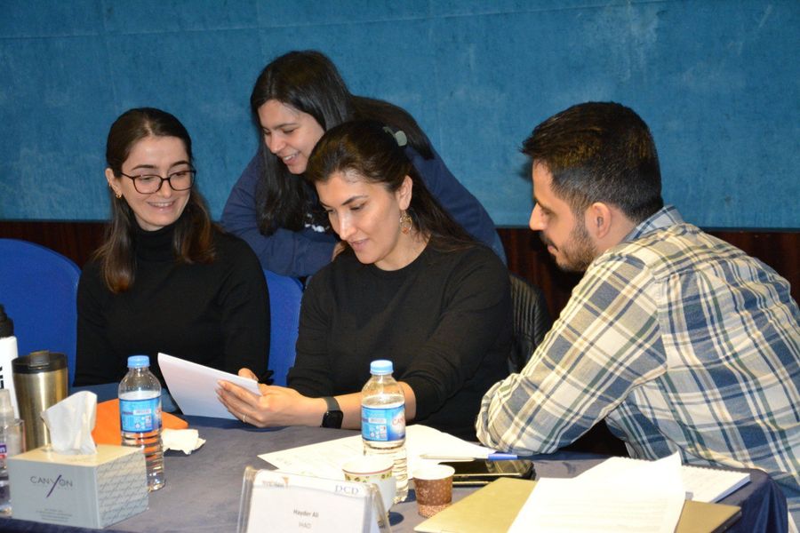 Working session during the World Vision fundraising and proposal-writing workshop