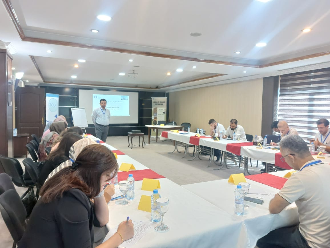 A DCD trainer presenting to a workshop group
